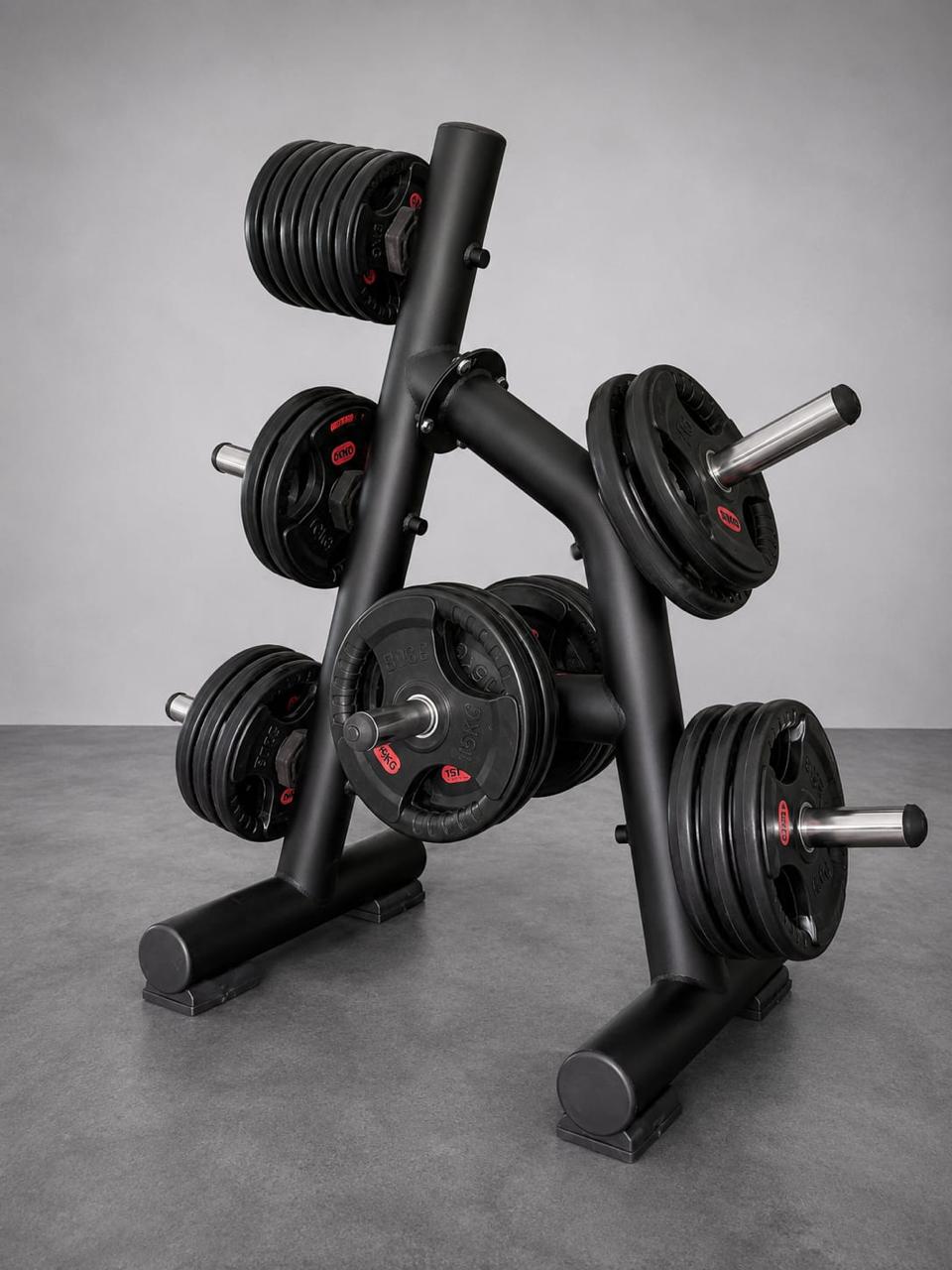 Suporte de Anilha com 8 Ponteiras - equipamento de musculação Steel Tech