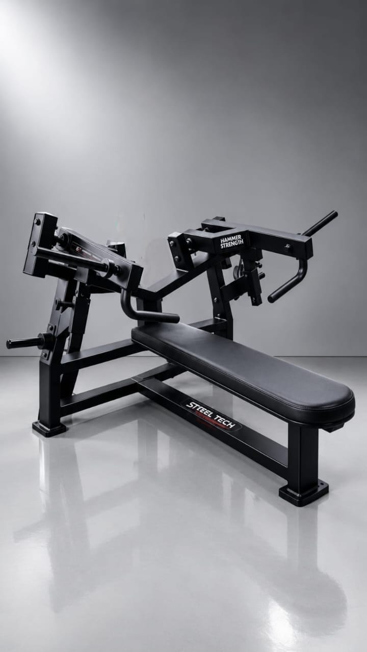Supino Reto Articulado (ST50/100) - equipamento de musculação Steel Tech