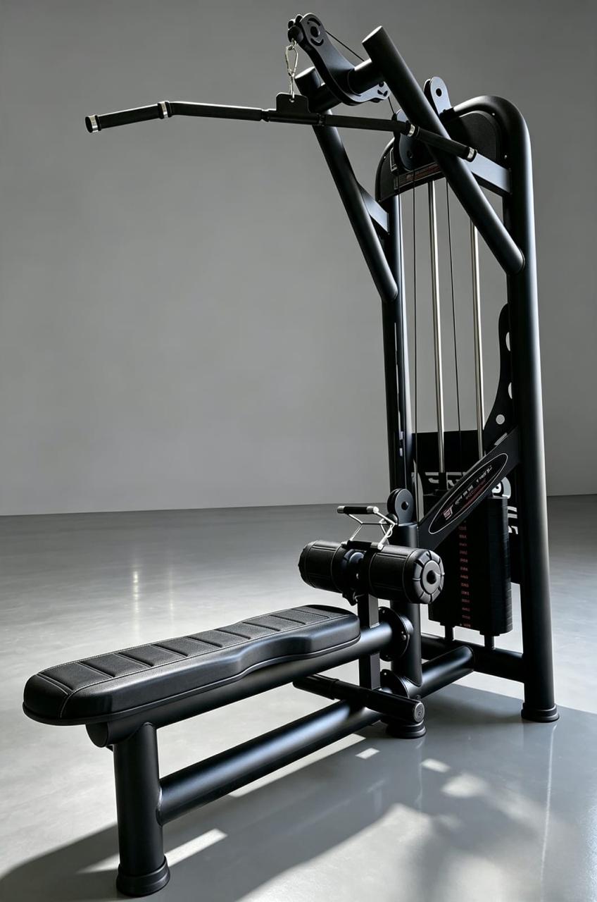 Puxador com Remada - equipamento de musculação Steel Tech