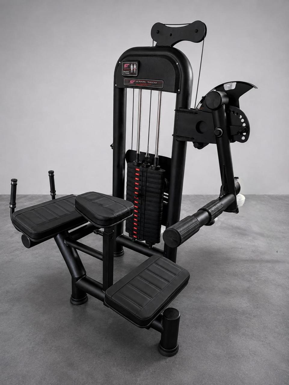 Máquina de Glúteo 4 Apoio - equipamento de musculação Steel Tech