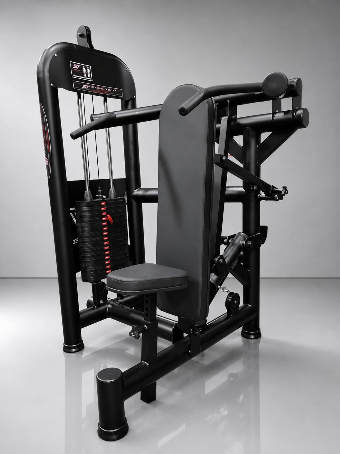 Desenvolvimento de Ombro Máquina - equipamento de musculação Steel Tech