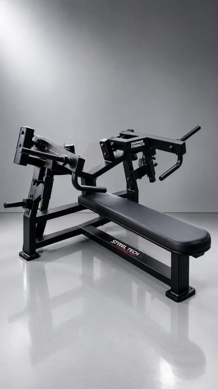 Supino Reto Articulado (ST50/100) - equipamento de musculação Steel Tech